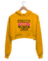 Quirkipedia Warning: Feminist Content Inside Feminism Feminista, Womens Crop Hoodies
